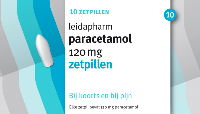 Paracetamol zetpillen 120mg